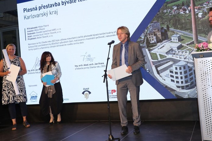 Projekt přestavby textilní továrny Tosta obdržel nominaci v soutěži Stavba roku 2023