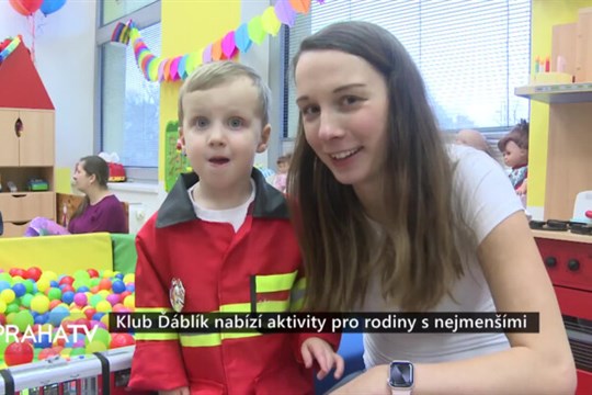 Klub Ďáblík nabízí aktivity pro rodiny s nejmenšími