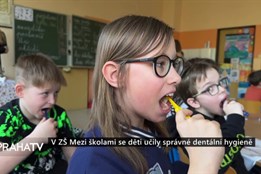 V ZŠ Mezi školami se děti učily správné dentální hygieně