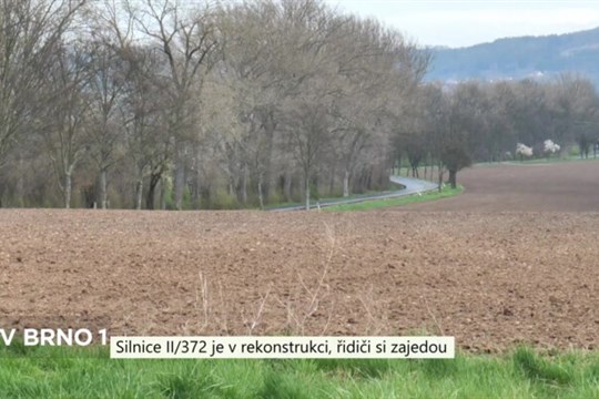 Mezi Velkými Opatovicemi a Jevíčkem se rekonstruuje vozovka