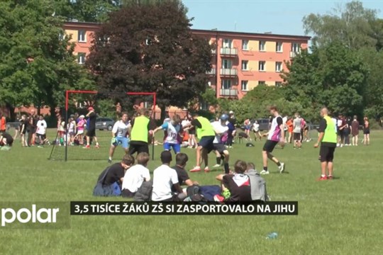 3,5 tisíce žáků ZŠ si zasportovalo na akci School games v Ostravě-Jihu