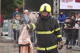 Profesionální a dobrovolní hasiči Zlínského kraje se představili veřejnosti