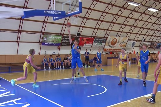 Mladí basketbalisté z Kyjova ovládli domácí postupový turnaj