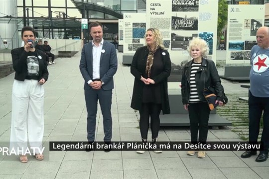 Legendární brankář Plánička má na Desítce svou výstavu