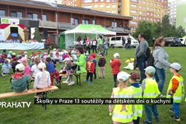 Školky v Praze 13 soutěžily na dětském dni o kuchyni