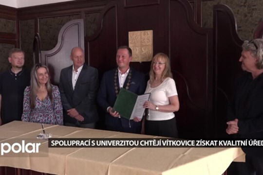 Zástupci obvodu Vítkovice a Fakulty stavební VŠB-TUO podepsali memorandum o spolupráci