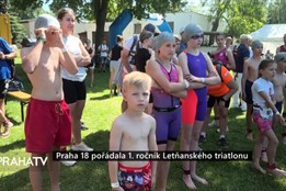 Praha 18 pořádala 1. ročník Letňanského triatlonu