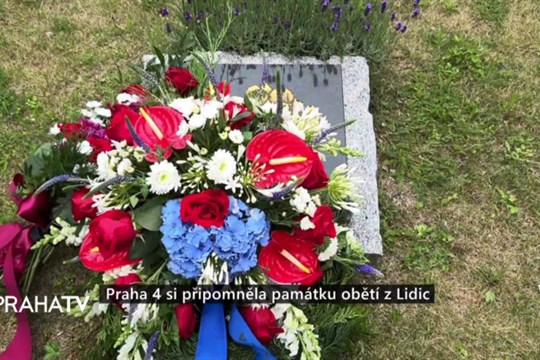 Praha 4 si připomněla památku obětí z Lidic