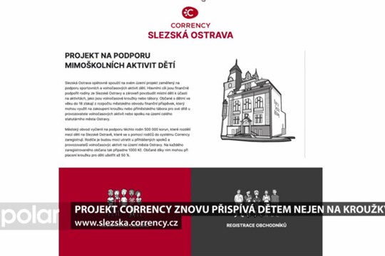 Projekt Corrency znovu přispívá dětem ze Slezské Ostravy nejen na kroužky