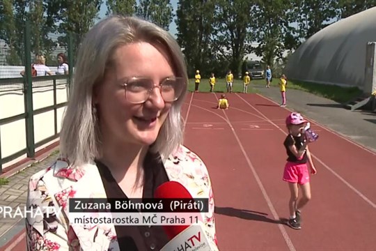 Děti z mateřinek v Praze 11 si opět zasportovaly