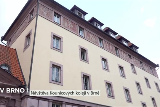 Návštěva Kounicových kolejí v Brně