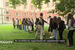 Do Invalidovny napochodovali napoleonští vojáci