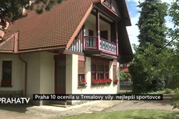 Praha 10 ocenila u Trmalovy vily  nejlepší sportovce