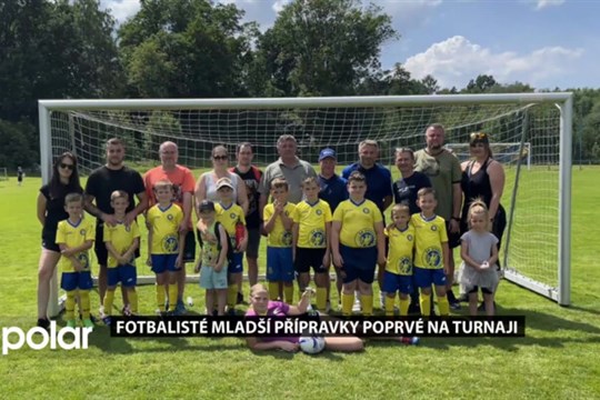 Fotbalisté mladší přípravky poprvé na turnaji