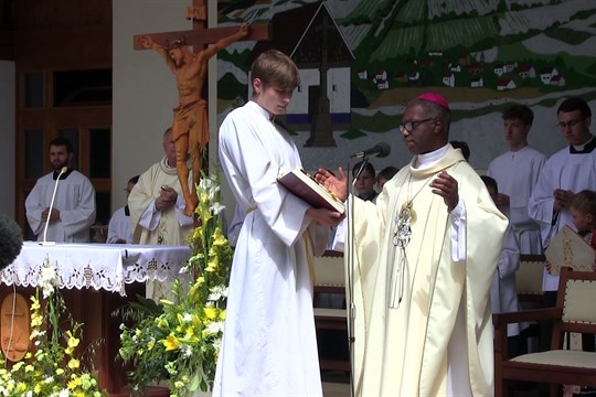 Do Blatnice přijel na pouť apoštolský nuncius Jude Thaddeus Okolo