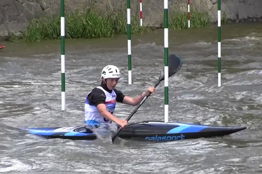 Na řece Moravě se konaly Veselské slalomy