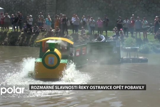 Rozmarné slavnosti řeky Ostravice opět pobavily tradičním sjezdem netradičních plavidel