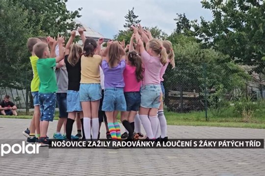 Nošovice zažily radovánky a loučení se žáky pátých tříd, zároveň přivítaly prvňáčky