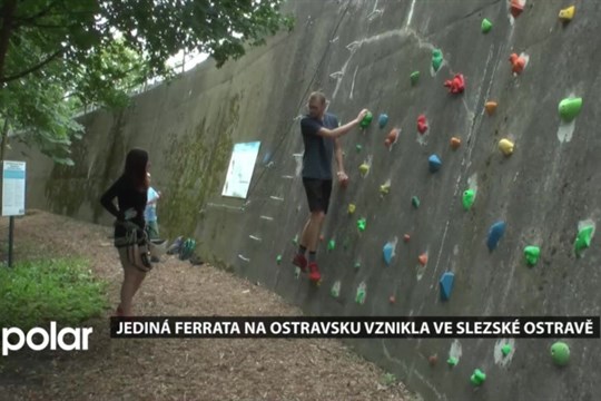 Ostrava má novou ferratu, jedinou v okruhu 100 kilometrů