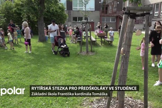 BEZ KOMENTÁŘE: Rytířská stezka pro předškoláky ve škole FKT Studénka