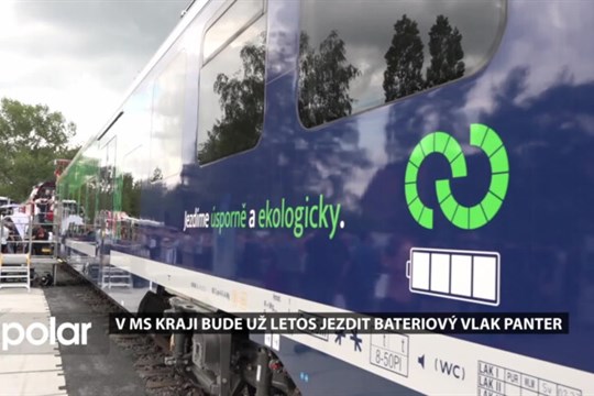 V Ostravě se představil bateriový vlak Panter
