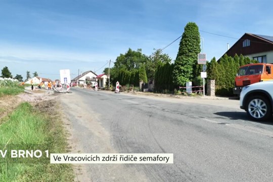 Ve Vracovicích zdrží řidiče semafory