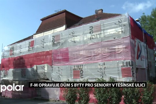 Frýdek-Místek opravuje dům s byty pro seniory v Těšínské ulici