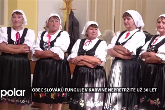 Obec Slováků v Karviné slavila, funguje nepřetržitě už 30 let