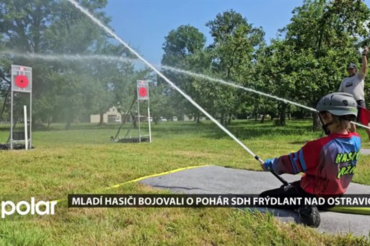 Mladí hasiči bojovali v požárním útoku O pohár SDH Frýdlant nad Ostravicí