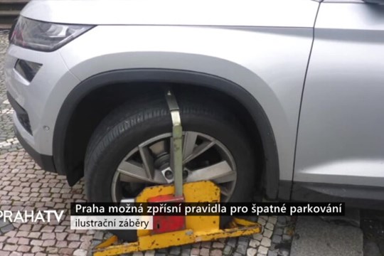 Praha možná zpřísní pravidla pro špatné parkování