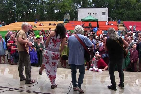 Tradiční folkový festival ukončila bouřka