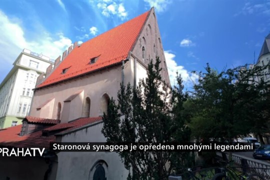 Staronová synagoga je opředena mnohými legendami