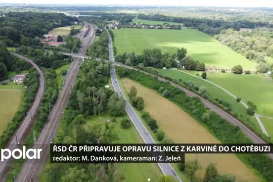 Řidiče budou čekat v koloně, ŘSD ČR připravuje opravu silnice z Karviné-Louk do Chotěbuzi