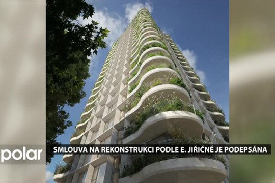 Záchrana ikonického "mrakodrapu" na Ostčilce je  potvrzena. Podpis pod smlouvu připojila i autorka návrhu Eva Jiřičná