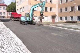 V Lomnici probíhá několik dopravních staveb
