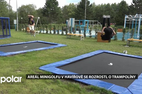 Areál minigolfu v Havířově se rozrostl o trampolíny, veškerá sportoviště vznikla z PARO projektů