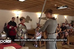 Slezskoostravský hrad uvítal poutavý workshop o středověkém válečnictví a rytířích