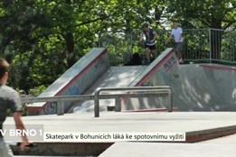 Skatepark v Bohunicích láká ke sportovnímu vyžití