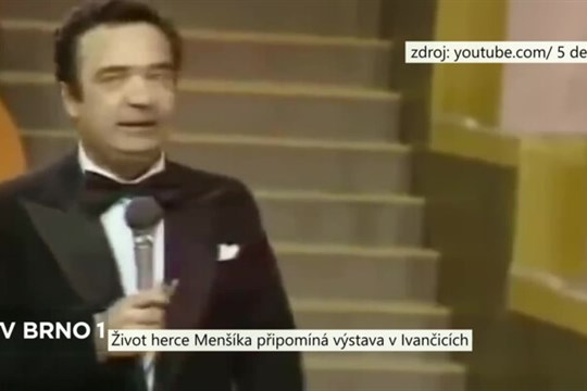 Život herce Menšíka připomíná výstava v Ivančicích