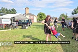 Dobrovolní hasiči ze Slezské uspořádali pro veřejnost zahradní slavnosti plné dobrého jídla a zábavy