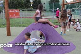 Oranžové hřiště je oficiálně otevřeno veřejnosti