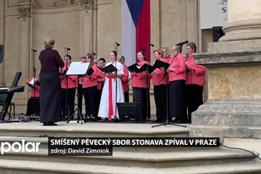 Smíšený pěvecký sbor Stonava zpíval v Praze