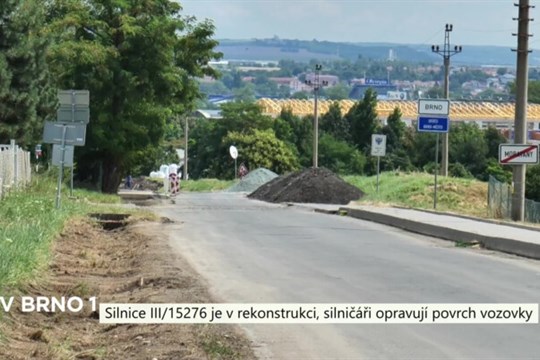 Silnice III/15276 je v rekonstrukci, silničáři opravují povrch vozovky