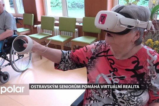 Ostravským seniorům pomáhá virtuální realita. Technologie zlepšuje fyzičku a psychiku