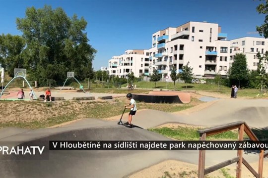 V Hloubětíně na sídlišti najdete park napěchovaný zábavou