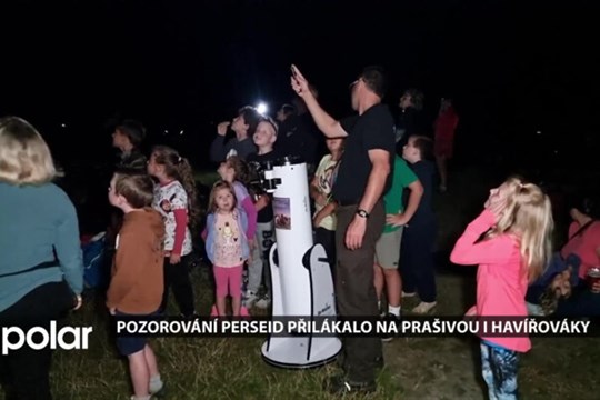 Pozorování perseid přilákalo na Prašivou i Havířováky