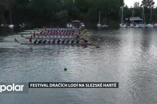 Na Festivalu dračích lodí na Slezské Hartě se utkal rekordní počet posádek, 62 týmů z celé ČR i Slovenska