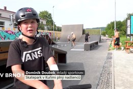 Skatepark v Kuřimi plný nadšenců