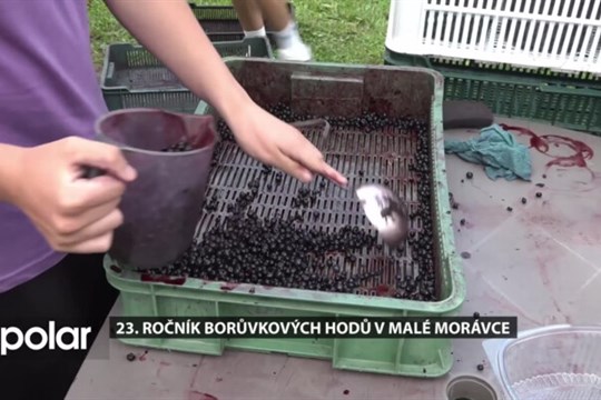 Borůvkové hody v Malé Morávce zbarvily obec do modra zněkolikanásobily počet jejích obyvatel