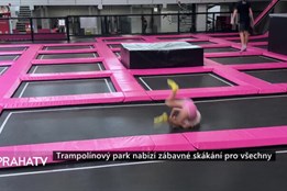 Trampolínový park nabízí zábavné skákání pro všechny